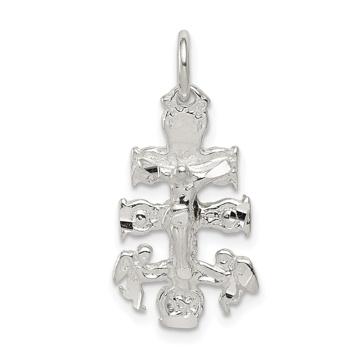 Sterling Silver Cara Vaca Crucifix Pendant