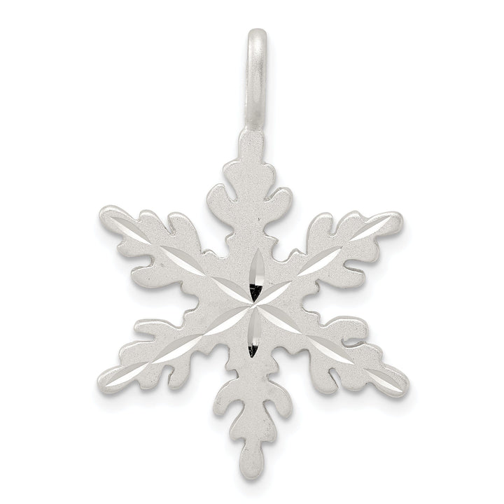 Sterling Silver Snowflake Charm Pendant