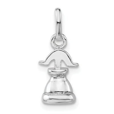 Sterling Silver Polished 3-D Liberty Bell Charm at $ 5.59 only from Jewelryshopping.com