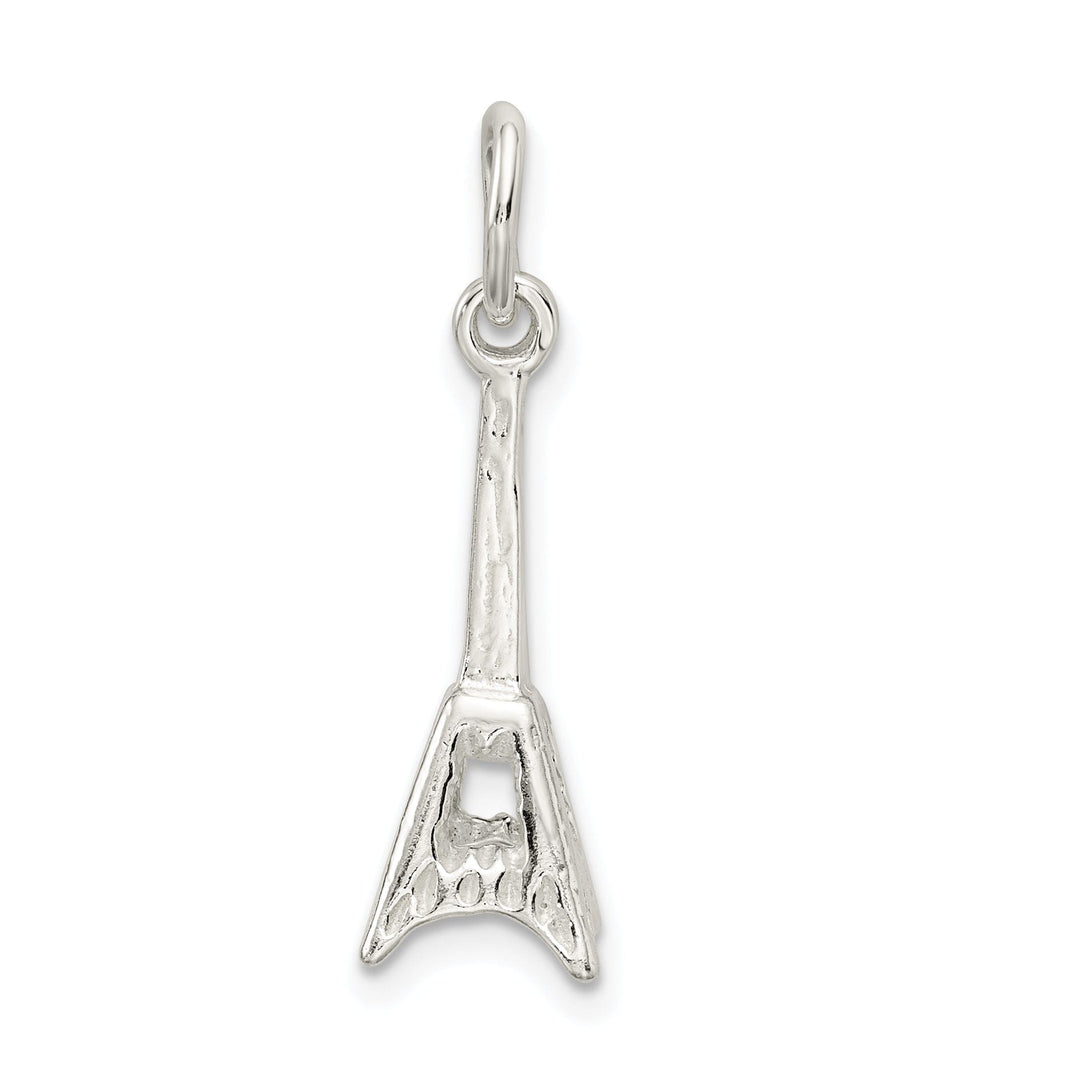 Sterling Silver Polished 3-D Eiffel Tower Charm