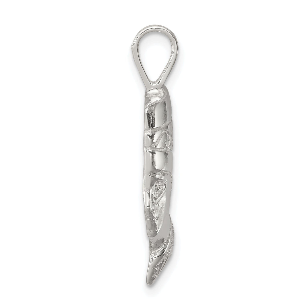Sterling Silver Polish Finished Nefertiti Charm
