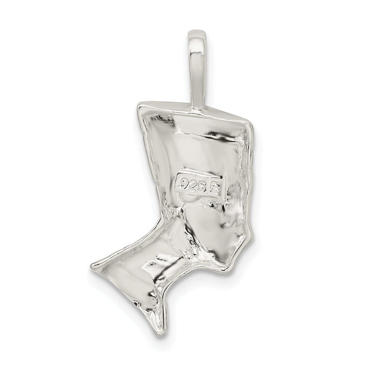 Sterling Silver Polish Finished Nefertiti Charm