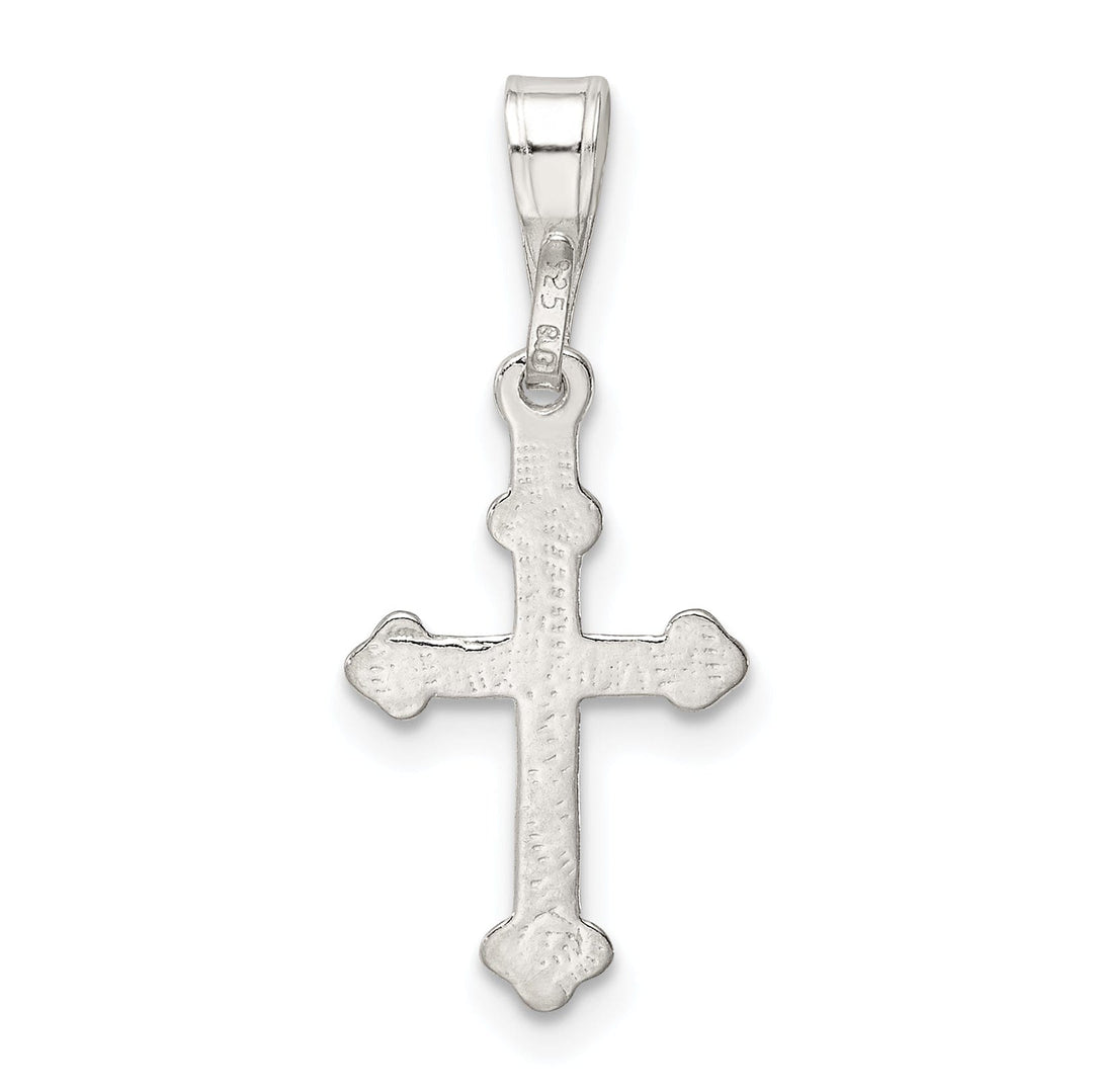 Sterling Silver Budded Cross Charm