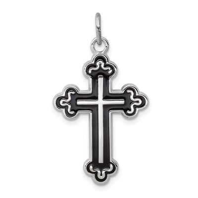 Sterling Silver Enameled Cross Pendant at $ 39.52 only from Jewelryshopping.com