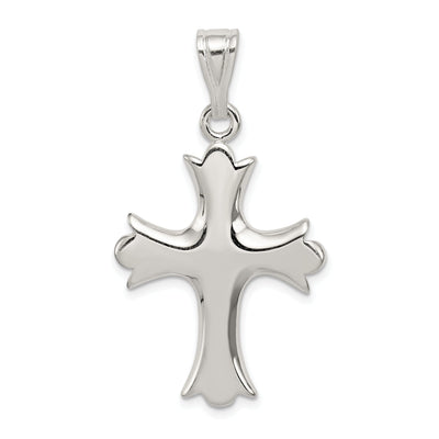 Sterling Silver Fleur De Lis Cross Pendant at $ 29.4 only from Jewelryshopping.com