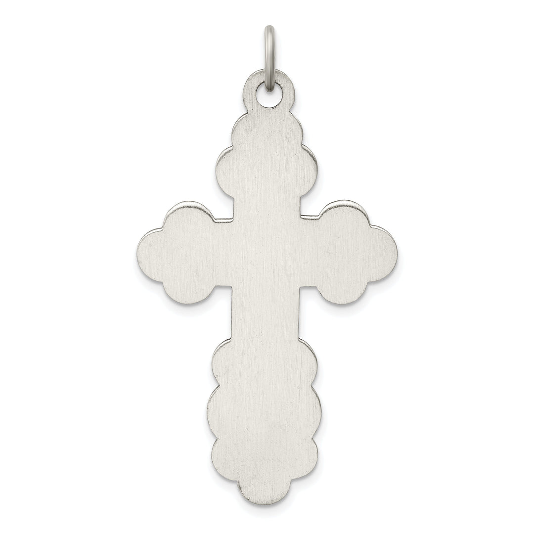 Sterling Silver Eastern Orthodox Cross Pendant