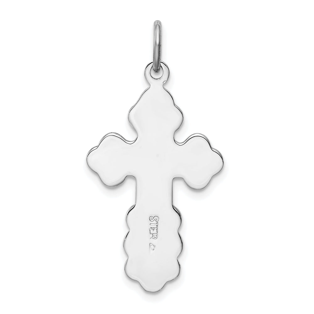 Sterling Silver Eastern Orthodox Cross Pendant