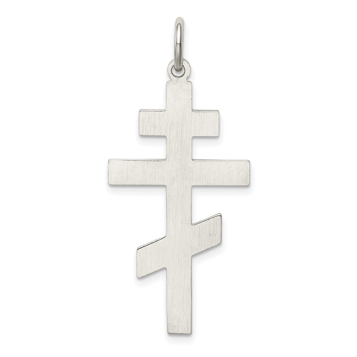 Sterling Silver Eastern Orthodox Cross Pendant