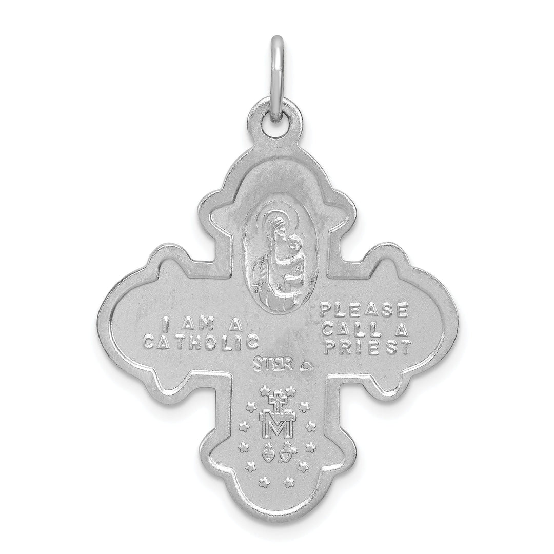 Sterling Silver 4-way Medal