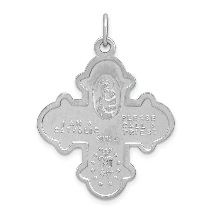 Sterling Silver 4-way Medal
