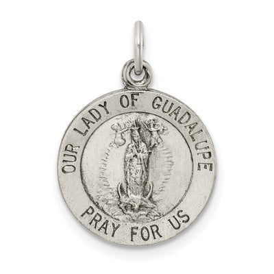 Sterling Silver Our Lady of Guadalpue Medal at $ 14.62 only from Jewelryshopping.com