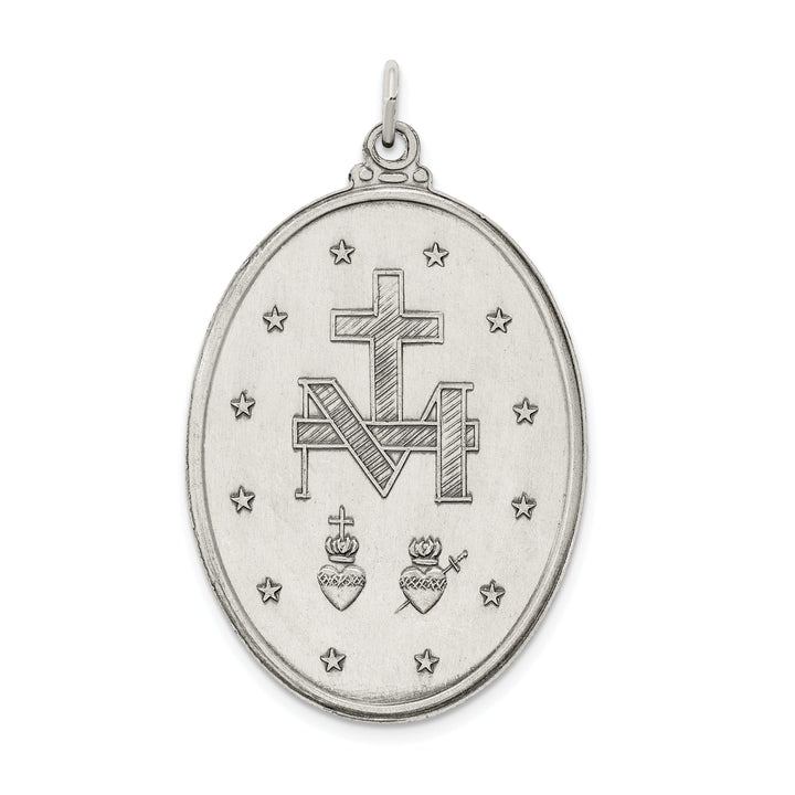 Sterling Silver Antiqued Miraculous Medal