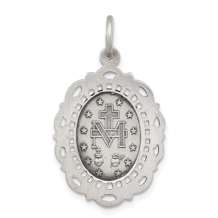 Sterling Silver Antiqued Miraculous Medal