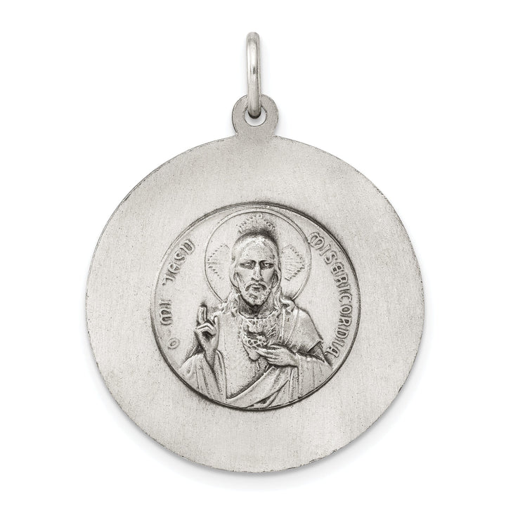 Sterling Silver Queen of the Holy Scapular Medal