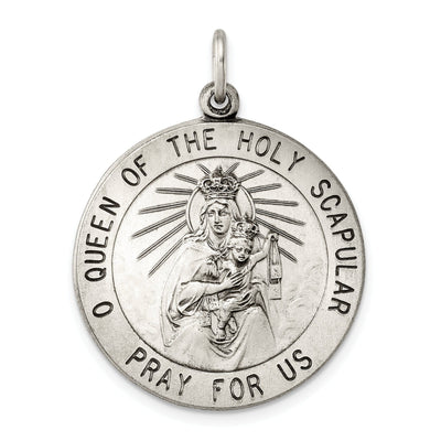 Sterling Silver Queen of the Holy Scapular Medal at $ 49.73 only from Jewelryshopping.com
