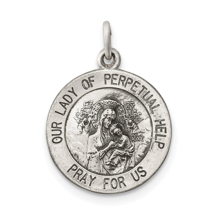 Sterling Silver Our Lady of Perpetual Help Medal