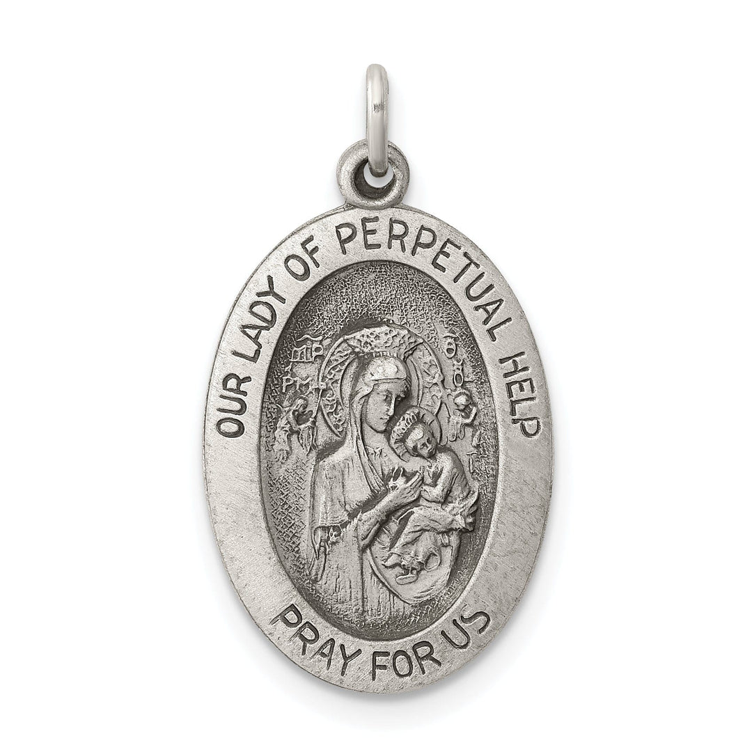 Sterling Silver Our Lady of Perpetual Help Medal
