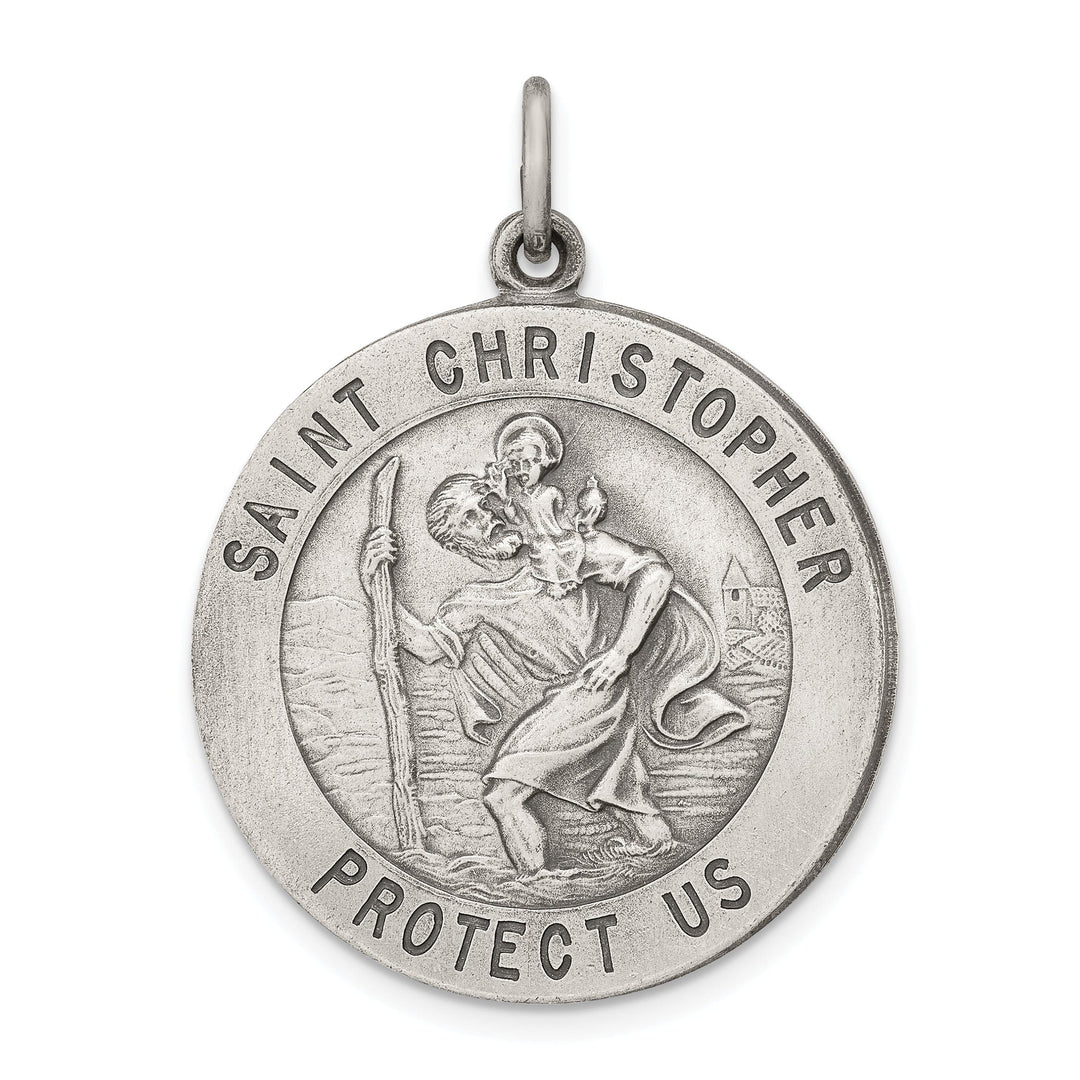 Sterling Silver St. Christopher Medal