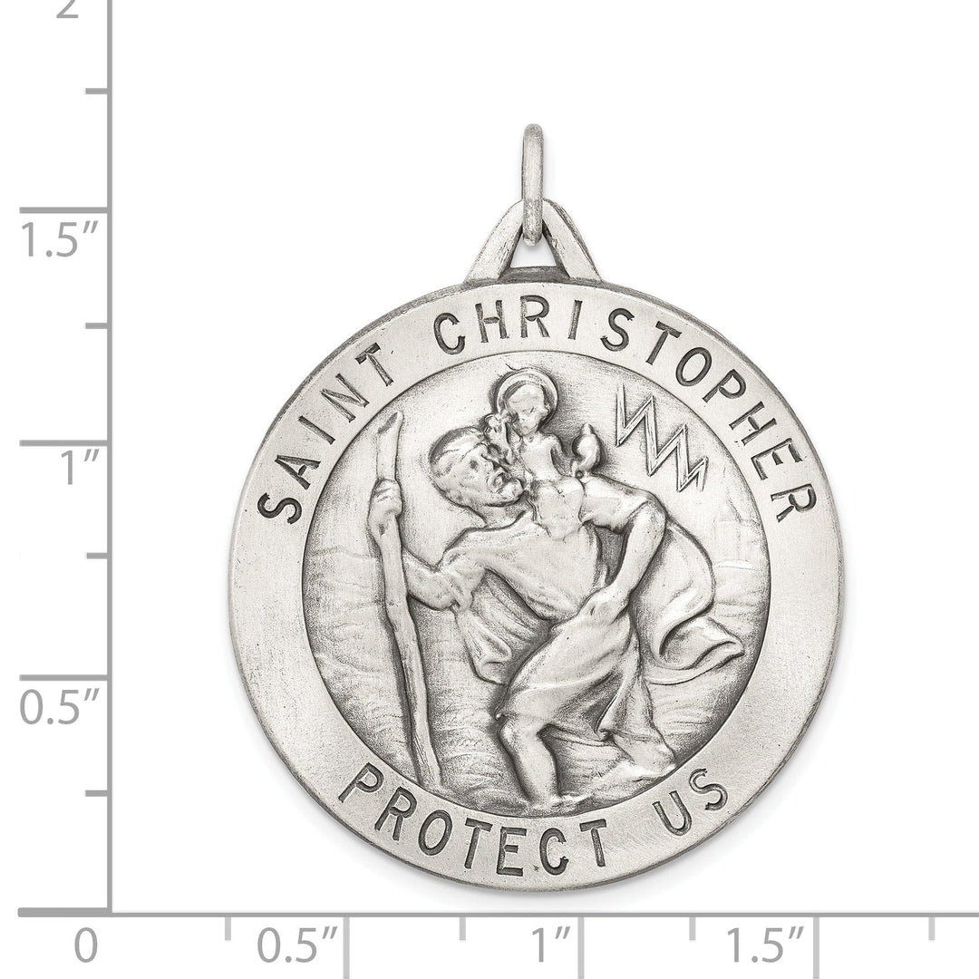 Sterling Silver St. Christopher Medal