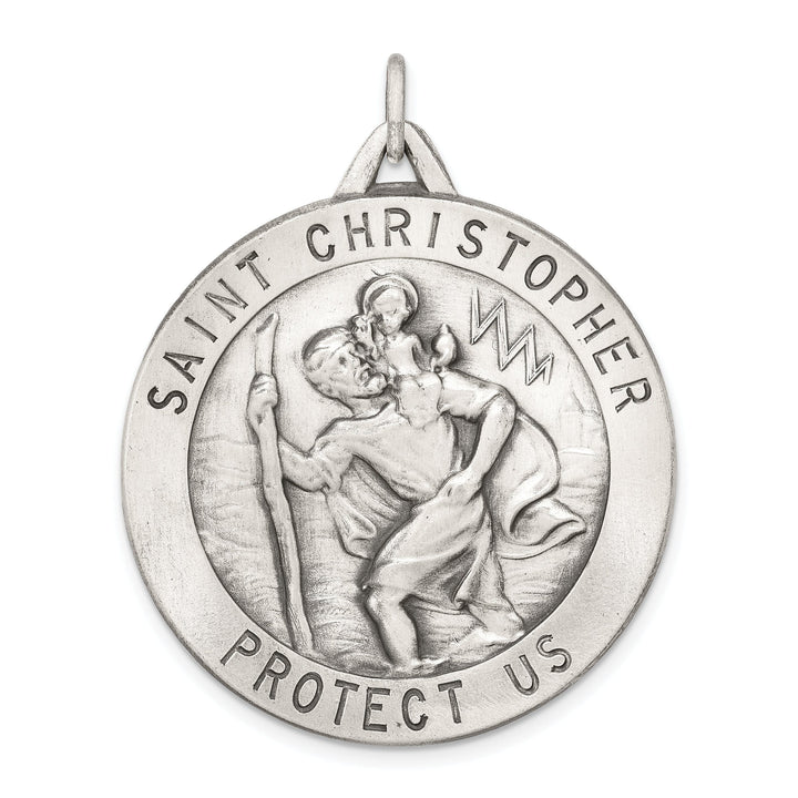 Sterling Silver St. Christopher Medal