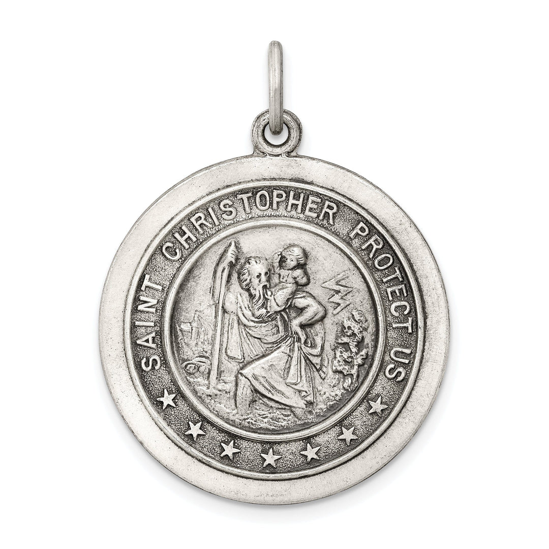 Sterling Silver St. Christopher Medal