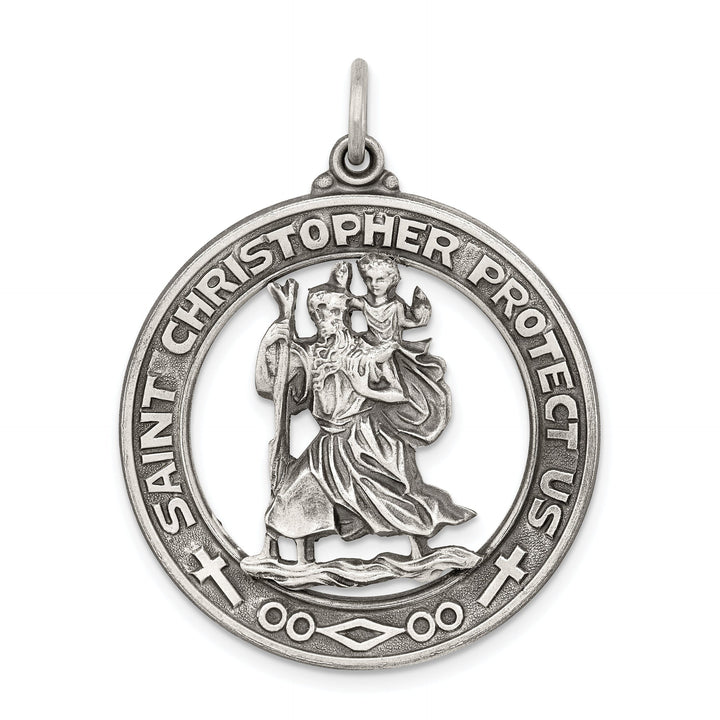 Sterling Silver St. Christopher Medal