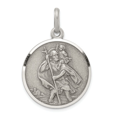 Sterling Silver St. Christopher Medal at $ 45.04 only from Jewelryshopping.com