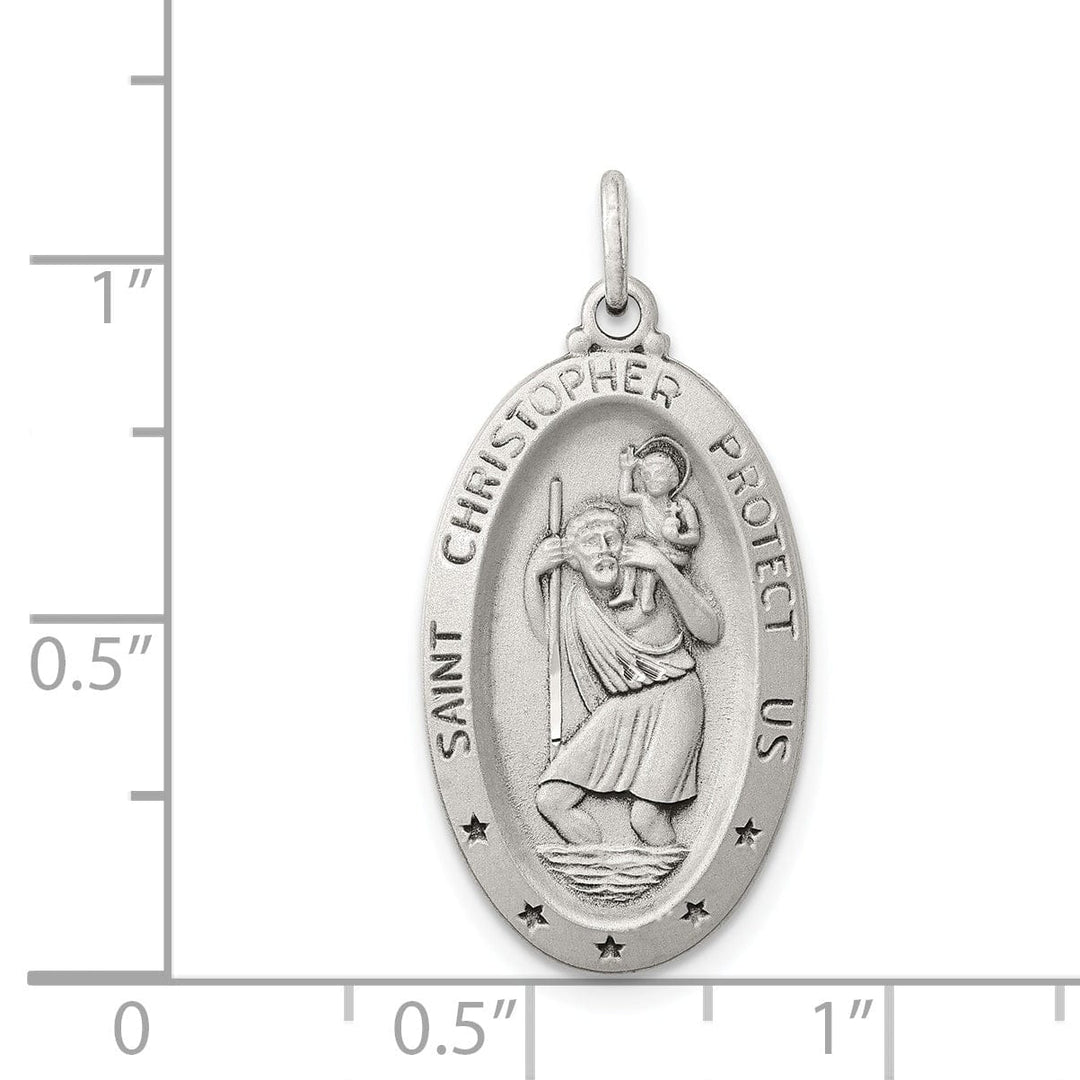 Sterling Silver St. Christopher Medal
