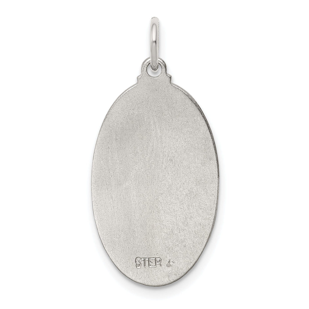 Sterling Silver Vermeil St. Christopher Medal