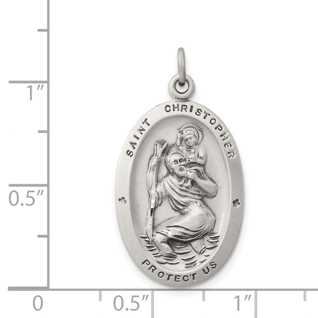 Sterling Silver St. Christopher Medal