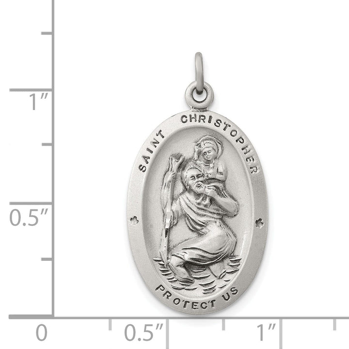 Sterling Silver St. Christopher Medal