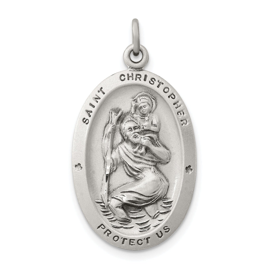 Sterling Silver St. Christopher Medal