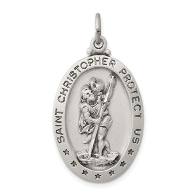 Sterling Silver St. Christopher Medal at $ 35.36 only from Jewelryshopping.com