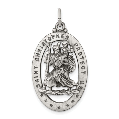 Sterling Silver St.Christopher Medal at $ 42.95 only from Jewelryshopping.com