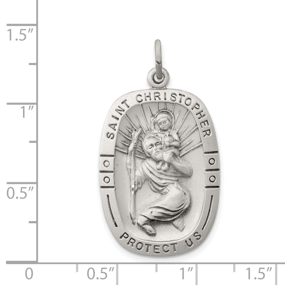 Sterling Silver St. Christopher Medal