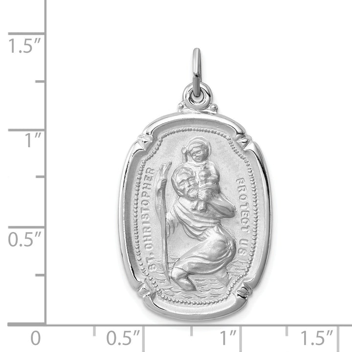 Sterling Silver St. Christopher Medal