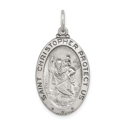 Sterling Silver St. Christopher Hockey Medal at $ 31.46 only from Jewelryshopping.com