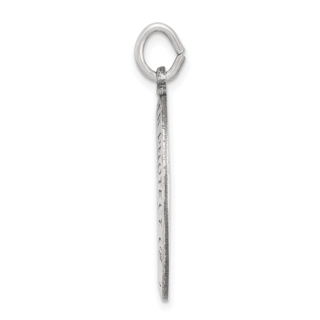 Sterling Silver St. Christopher Baseball Medal