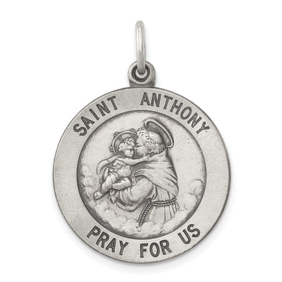 Sterling Silver Antiqued Saint Anthony Medal at $ 39.9 only from Jewelryshopping.com