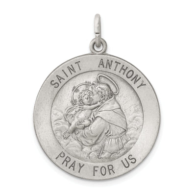 Sterling Silver Antiqued Saint Anthony Medal at $ 45.5 only from Jewelryshopping.com