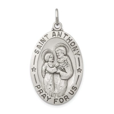 Sterling Silver Antiqued Saint Anthony Medal at $ 40.42 only from Jewelryshopping.com