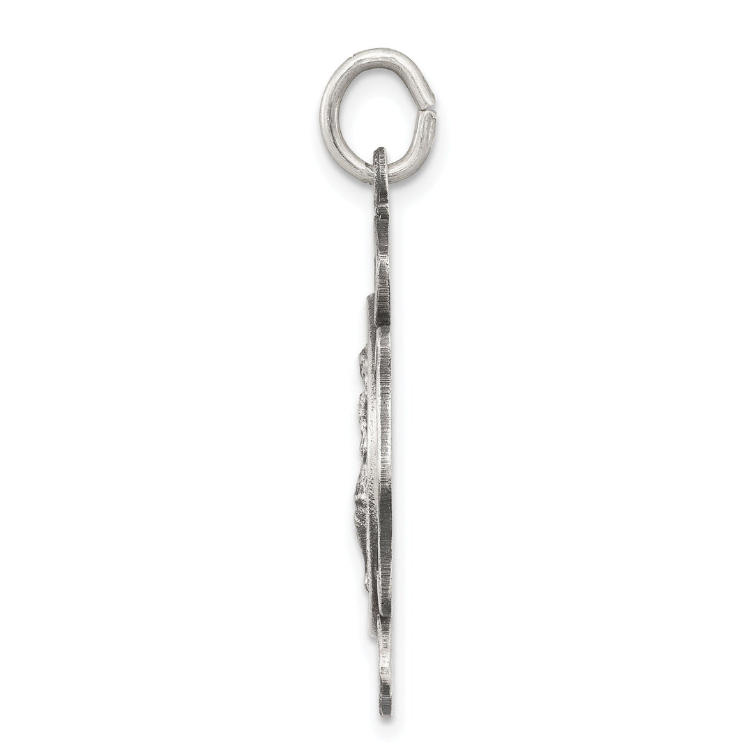 Sterling Silver Saint Florian Badge Medal