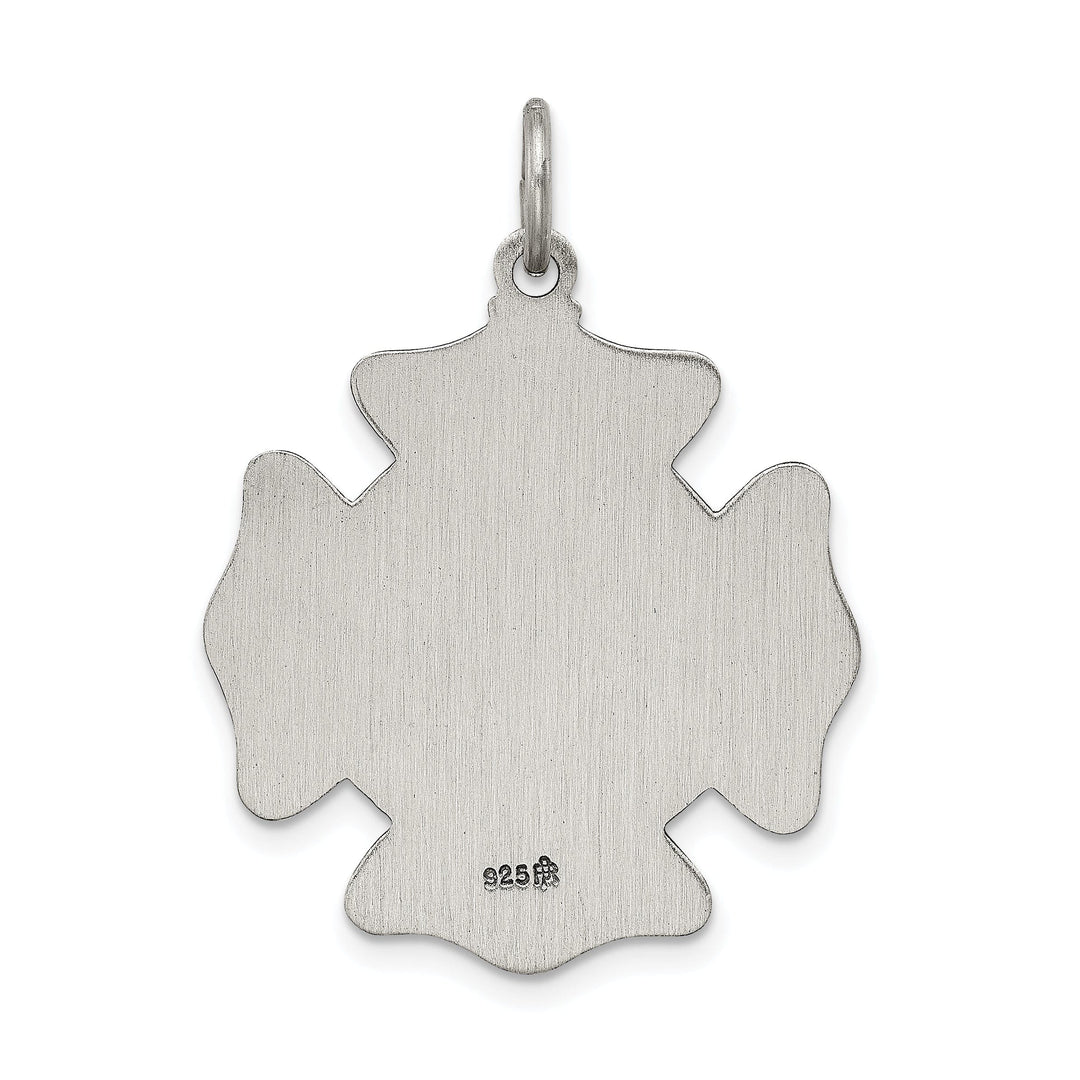 Sterling Silver Saint Florian Badge Medal