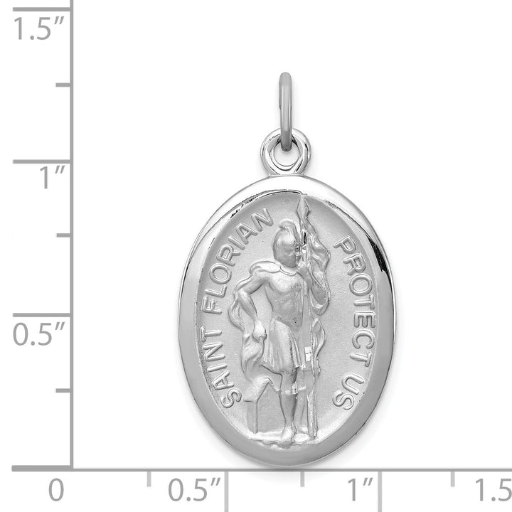Sterling Silver Saint Florian Medal