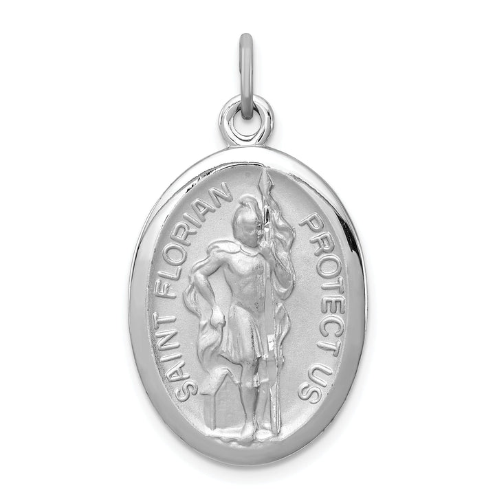 Sterling Silver Saint Florian Medal