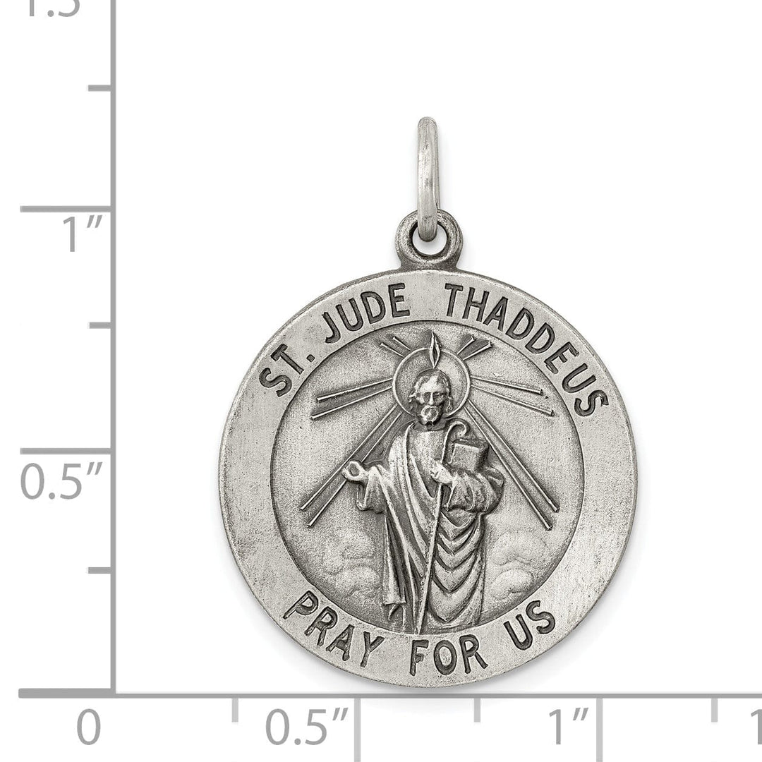 Sterling Silver Saint Jude Thaddeus Medal