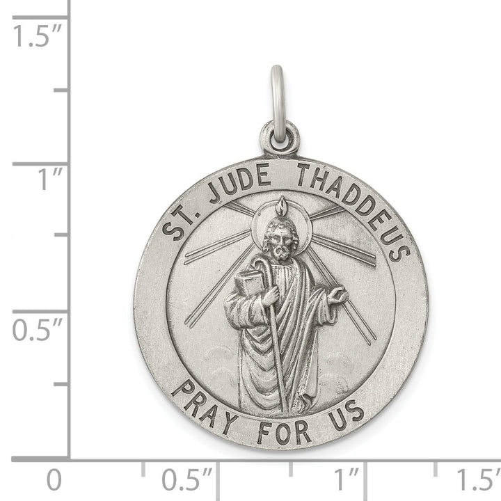 Sterling Silver St. Jude Thaddeus Medal