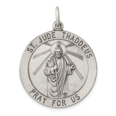 Sterling Silver St. Jude Thaddeus Medal at $ 45.5 only from Jewelryshopping.com