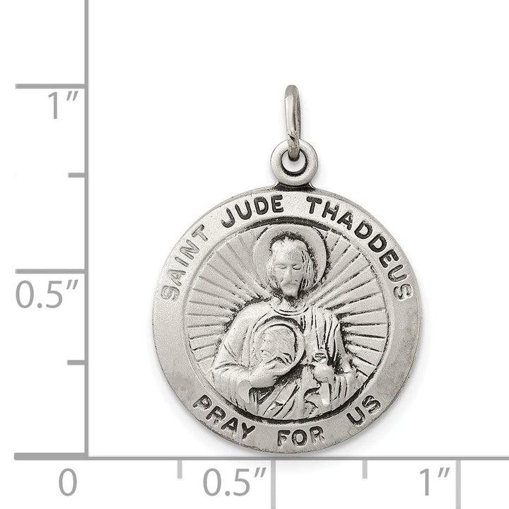 Sterling Silver Saint Jude Thaddeus Medal