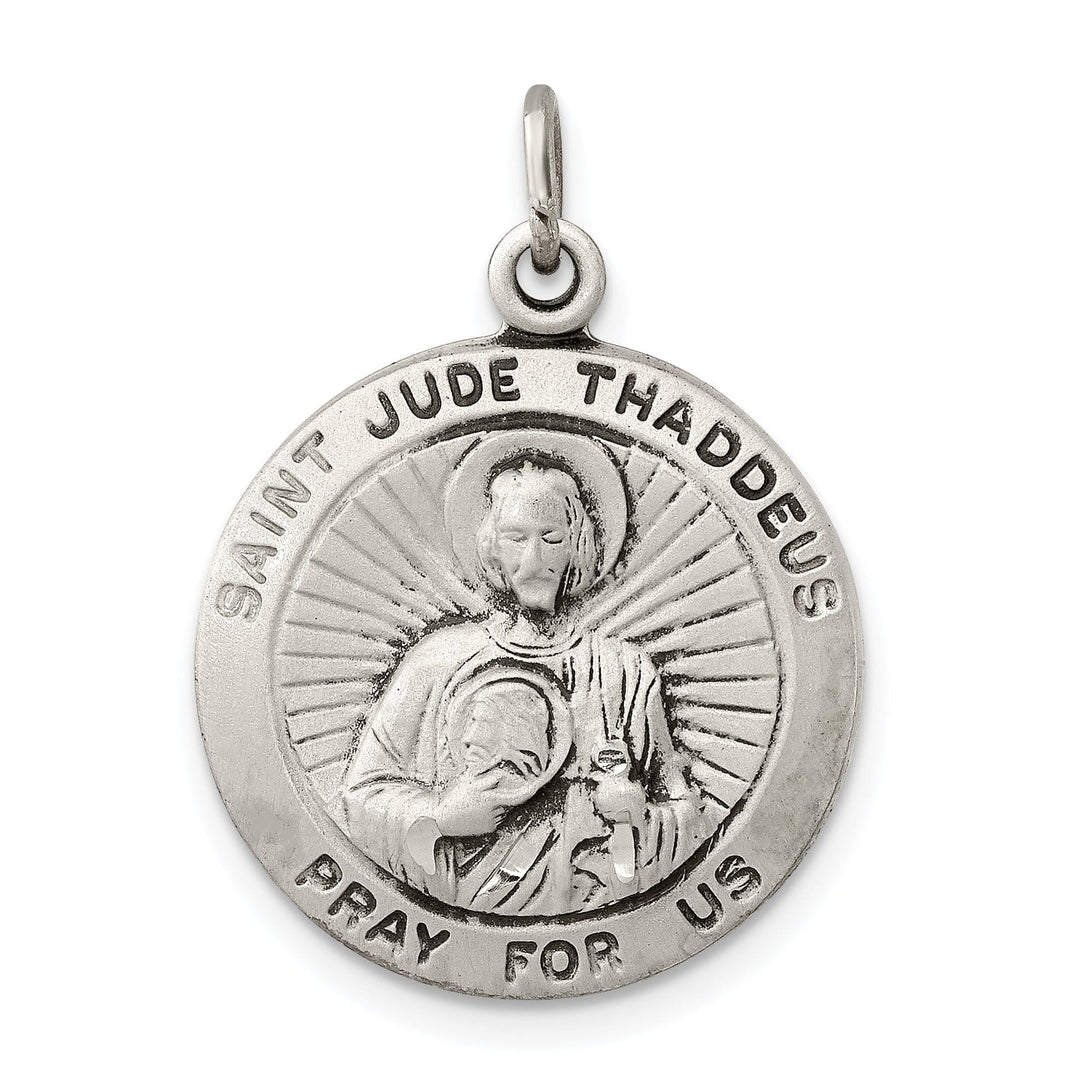 Sterling Silver Saint Jude Thaddeus Medal